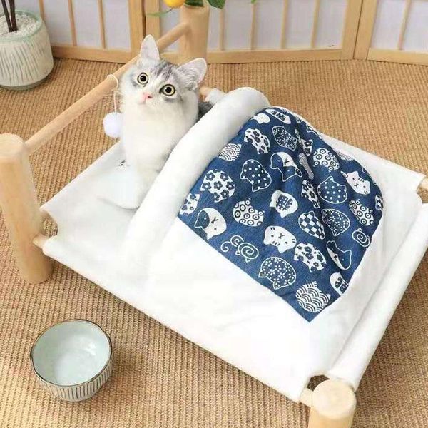 53cm pet cat bed removable sleeping bag hammock big beds for lounger wooden cats house winter warm pets small dogs sofa mat & furniture
53cm pet cat bed removable sleeping bag hammock big beds for lounger wooden cats house winter warm pets small dogs sofa mat & furniture