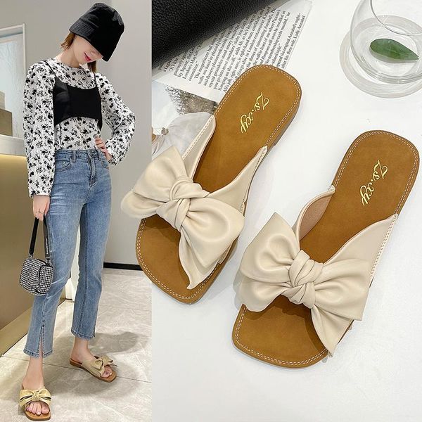 slippers shoes woman's slides low butterfly-knot 2021 soft flat summer rubber pu female women summ, Black
slippers shoes woman's slides low butterfly-knot 2021 soft flat summer rubber pu female women summ, Black