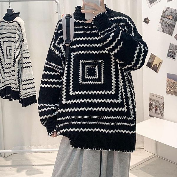 men's sweaters 2021 long sleeve wool sweater printing turtleneck black color coats cashmere pullover homme knitting s-2xl, White;black
men's sweaters 2021 long sleeve wool sweater printing turtleneck black color coats cashmere pullover homme knitting s-2xl, White;black