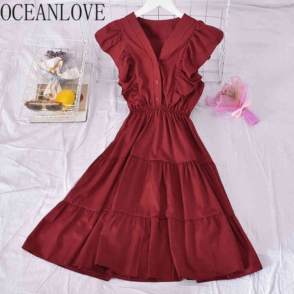 solid ruffles a-line vestidos high waist slim spring summer chiffon women dress v neck midi dresses 14414 210415, Black;gray
solid ruffles a-line vestidos high waist slim spring summer chiffon women dress v neck midi dresses 14414 210415, Black;gray