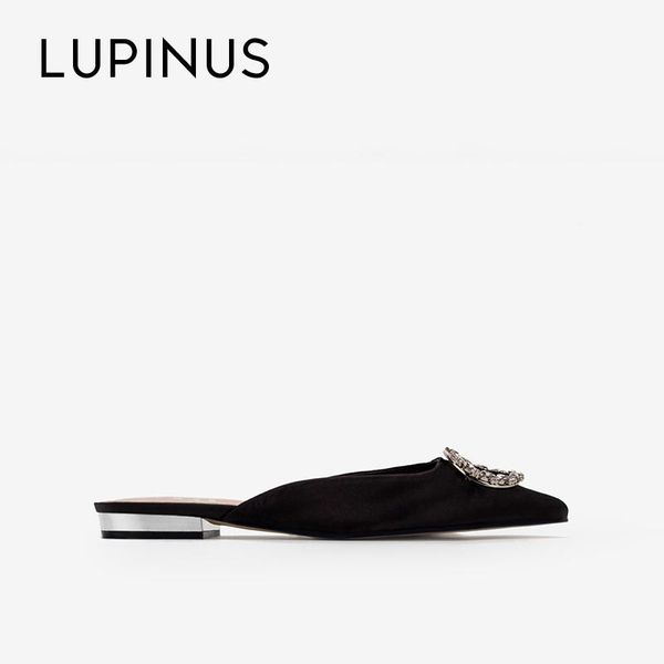 spring women flat shoe luxury rhinestone design muller fashion pointed sandals retro casual, Black
spring women flat shoe luxury rhinestone design muller fashion pointed sandals retro casual, Black