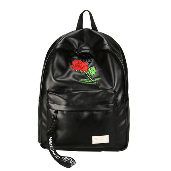 backpack man pu women school bag rose embroidery backpacks for teenagers women's travel bags mochilas
backpack man pu women school bag rose embroidery backpacks for teenagers women's travel bags mochilas
