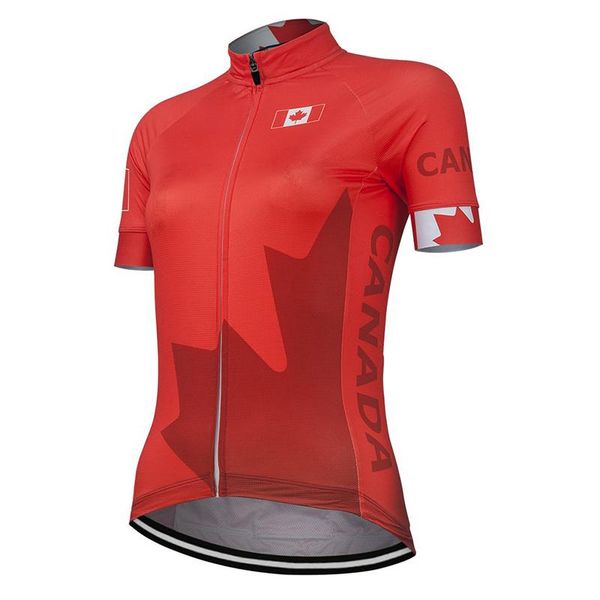 canada 2021 team women summer red cycling jersey bike road race racing clothing bicycle wear breathable jackets, Black;red
canada 2021 team women summer red cycling jersey bike road race racing clothing bicycle wear breathable jackets, Black;red