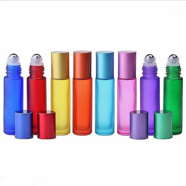 storage bottles & jars 2pc 10ml frosted glass roller bottle,empty portable essential oil bottle for perfume with stainless steel ball 8 colo
storage bottles & jars 2pc 10ml frosted glass roller bottle,empty portable essential oil bottle for perfume with stainless steel ball 8 colo