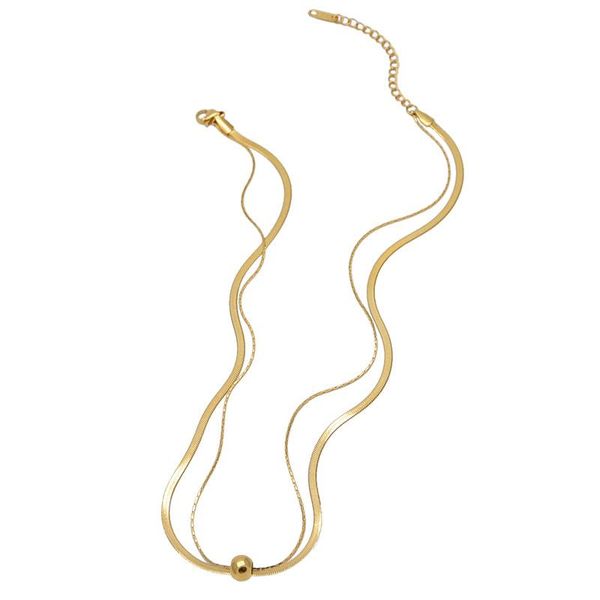 chains fashion stainless steel neckalce titanium pendant sweater chain ball necklace for women jewelry gift, Silver
chains fashion stainless steel neckalce titanium pendant sweater chain ball necklace for women jewelry gift, Silver