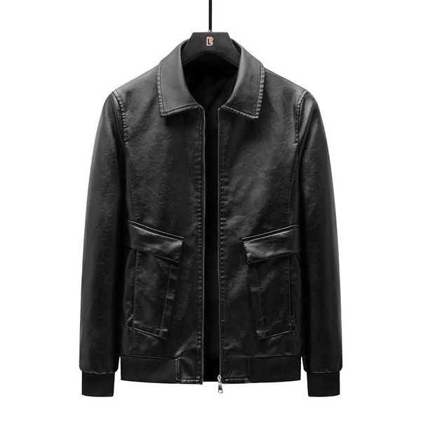fall/winter men's motorcycle pu leather jacket trend fashion all-match slim fit plus velvet lapel fur & faux, Black
fall/winter men's motorcycle pu leather jacket trend fashion all-match slim fit plus velvet lapel fur & faux, Black