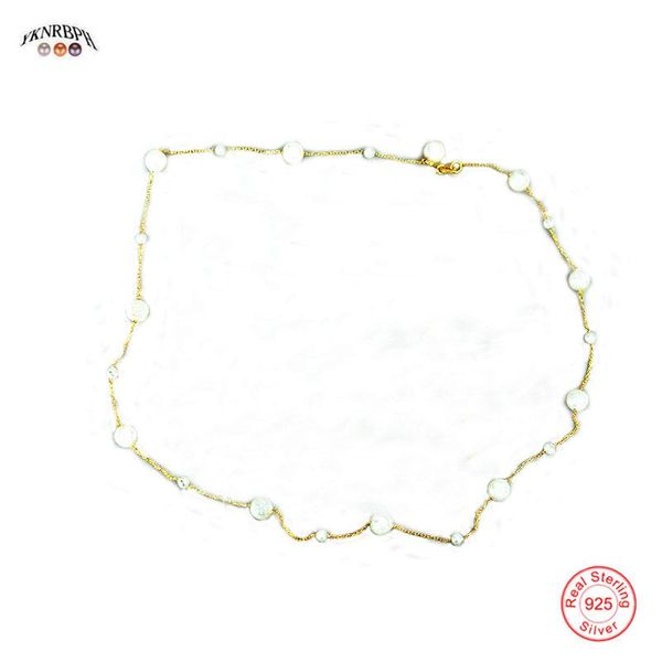 chains yknrpbh 14k women's pearl necklace round wedding for women charm fine jewelry, Silver
chains yknrpbh 14k women's pearl necklace round wedding for women charm fine jewelry, Silver