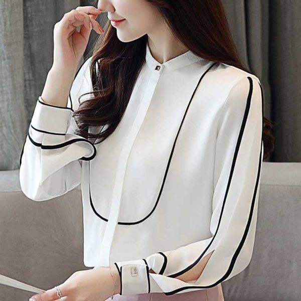 mujer de moda blusas 2020 long sleeve white blouse women shirts chiffon shirt blouses blusa b705
mujer de moda blusas 2020 long sleeve white blouse women shirts chiffon shirt blouses blusa b705