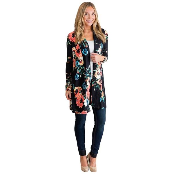 women kimono cardigan floral print bikini cover up boho long loose casual beach robe blouse 2021 arrival women's blouses & shirts, White
women kimono cardigan floral print bikini cover up boho long loose casual beach robe blouse 2021 arrival women's blouses & shirts, White