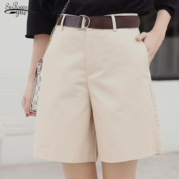 women's pants & capris 2021 korean fashion casual summer shorts women beige loose wide leg high waist feminino short femme 7413 50, Black;white
women's pants & capris 2021 korean fashion casual summer shorts women beige loose wide leg high waist feminino short femme 7413 50, Black;white