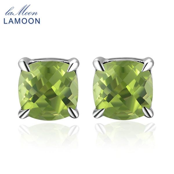 stud lamoon- 6mm 2.2ct cushion-cut natural peridot 925 sterling silver jewelry simple earrings s925 for women lmei004, Golden;silver
stud lamoon- 6mm 2.2ct cushion-cut natural peridot 925 sterling silver jewelry simple earrings s925 for women lmei004, Golden;silver