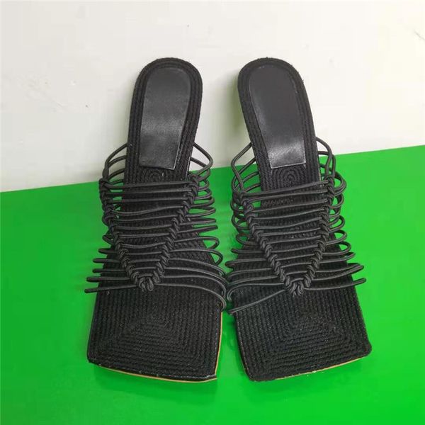 80% off shoes slippers hollow novelty braid strappy sandals party shoes woman new zapatos mujer elastic high heel mules shoes women, Black
80% off shoes slippers hollow novelty braid strappy sandals party shoes woman new zapatos mujer elastic high heel mules shoes women, Black