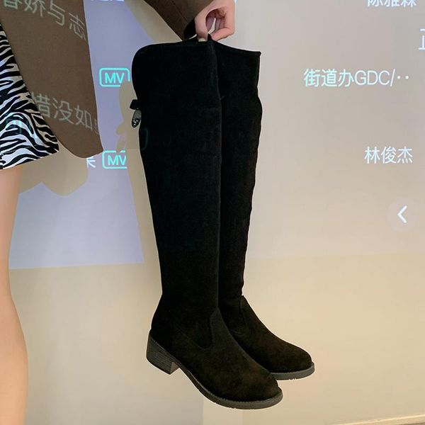 boots 2021 thigh high women's winter shoes over the knee suede women female for, Black
boots 2021 thigh high women's winter shoes over the knee suede women female for, Black