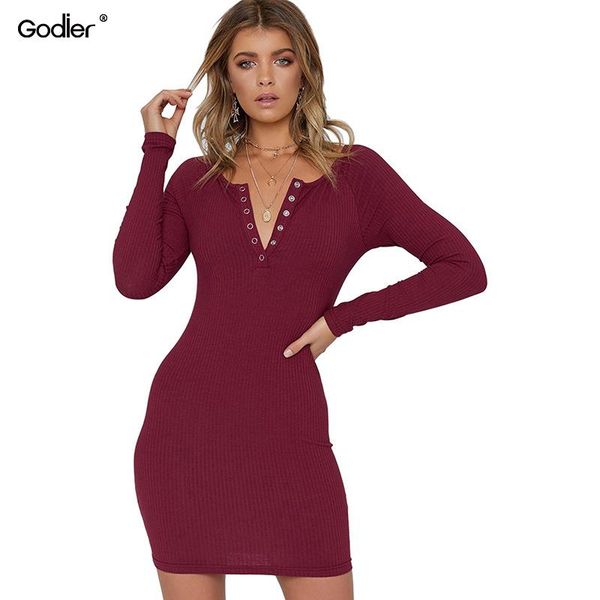 casual dresses godier sweater dress women knitted slim pullover clothing v neck ladies long sleeve chandail femme warm, Black;gray
casual dresses godier sweater dress women knitted slim pullover clothing v neck ladies long sleeve chandail femme warm, Black;gray