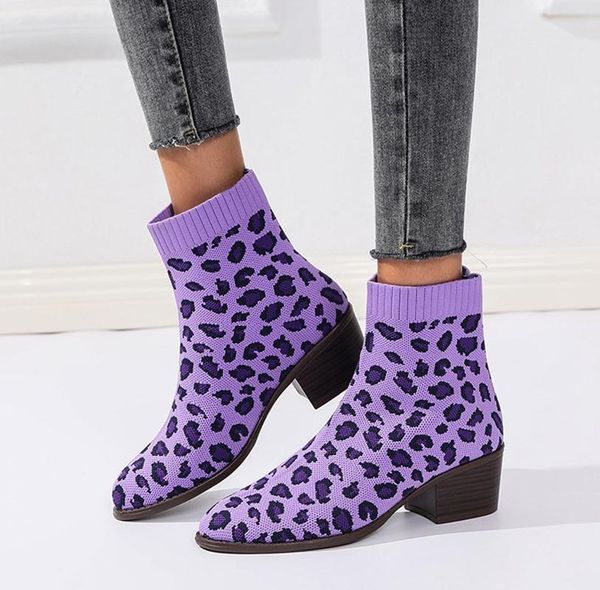 boots women ankle sock 2021 winter women's leopard print fashion shoes woman square heels female big size 43 ladies footwear, Black
boots women ankle sock 2021 winter women's leopard print fashion shoes woman square heels female big size 43 ladies footwear, Black