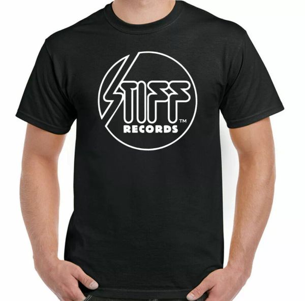 stiff records t-shirt mens label madness the pogues elvis costello punk damned, White;black
stiff records t-shirt mens label madness the pogues elvis costello punk damned, White;black