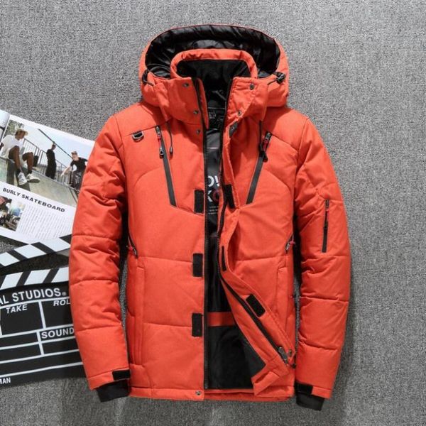 men's down & parkas 2021 winter warm snow jackets clothing white duck jacket man coats male degree windbreaker park w2344, Black
men's down & parkas 2021 winter warm snow jackets clothing white duck jacket man coats male degree windbreaker park w2344, Black