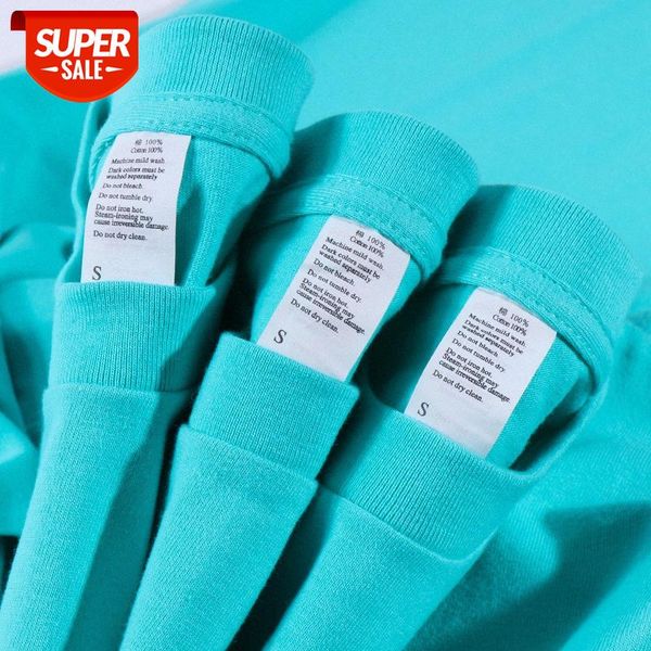 250g japanese heavyweight tiffany blue cotton pure color aqua green loose basic couple long-sleeved t-shirt for men and women #gx0s, White;black
250g japanese heavyweight tiffany blue cotton pure color aqua green loose basic couple long-sleeved t-shirt for men and women #gx0s, White;black