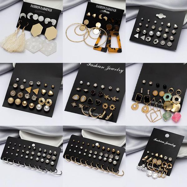 hoop & huggie crystal stud earrings women's set pearl for women bohemian fashion jewelry 2021geometric heart, Golden;silver
hoop & huggie crystal stud earrings women's set pearl for women bohemian fashion jewelry 2021geometric heart, Golden;silver