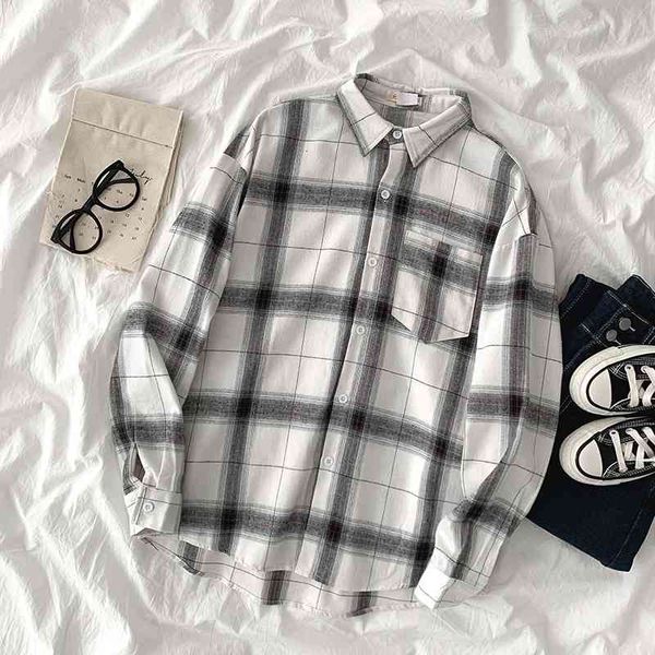 women's tanks & camis womens winter korean temperament casual loose long sleeve pocket plaid shirts autumn blend warm blouses cbz2, White
women's tanks & camis womens winter korean temperament casual loose long sleeve pocket plaid shirts autumn blend warm blouses cbz2, White