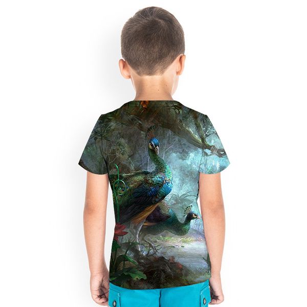 peacock print kids 3d print t-shirt animal print summer daily sweatshirt round neck short sleeve high quality, Blue
peacock print kids 3d print t-shirt animal print summer daily sweatshirt round neck short sleeve high quality, Blue