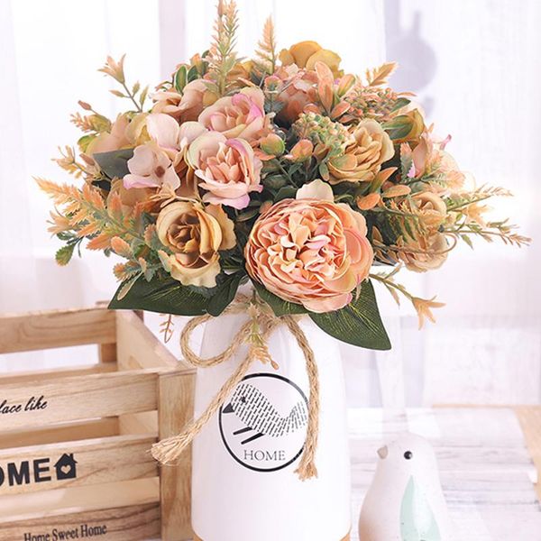 decorative flowers & wreaths rose artificial flower bride bouquet autumn decor diy accessories home garden wedding decoration f
decorative flowers & wreaths rose artificial flower bride bouquet autumn decor diy accessories home garden wedding decoration f