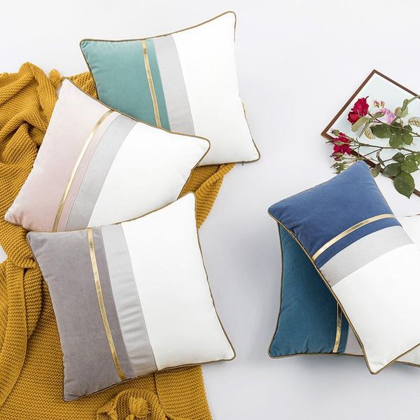cushion/decorative pillow blue gray orange cushion cover stitching solid color pillowcase home office sofa decorative pillows 4
cushion/decorative pillow blue gray orange cushion cover stitching solid color pillowcase home office sofa decorative pillows 4