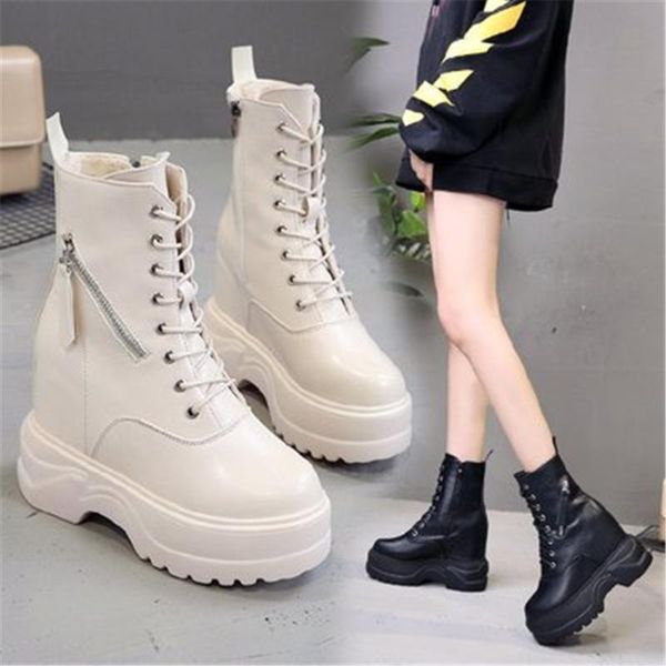 boots women's chunky 2021 autumn leather hidden heel female sneakers winter 11 cm high heels snow zip platform shoes black
boots women's chunky 2021 autumn leather hidden heel female sneakers winter 11 cm high heels snow zip platform shoes black