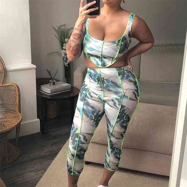 summer printed tracksuit outfits for women sling backless mini vest and ankle-length pants leggings arrival casual 2 pcs set 210517, White
summer printed tracksuit outfits for women sling backless mini vest and ankle-length pants leggings arrival casual 2 pcs set 210517, White