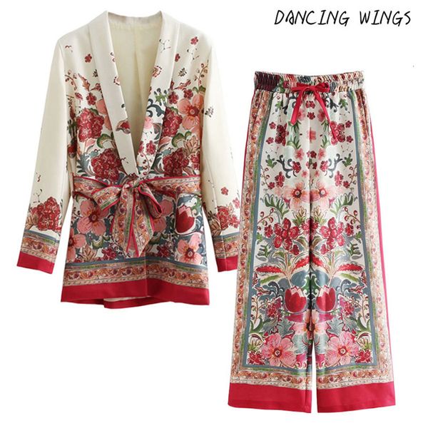 women's tracksuits dancing wings europe style floral printed suit blazer and casual wide leg pants women suits office sets wjfp, Gray
women's tracksuits dancing wings europe style floral printed suit blazer and casual wide leg pants women suits office sets wjfp, Gray