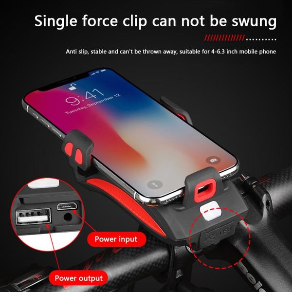 cell phone mounts & holders portable durable practical classic texture bicycle power bank support holder with 400lm 2 led headlight speaker
cell phone mounts & holders portable durable practical classic texture bicycle power bank support holder with 400lm 2 led headlight speaker