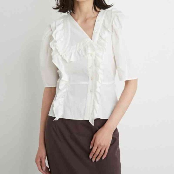 women's blouses & shirts summer sweet chic mujer japan style elegant solid button up shirt irregular turn-down collar fungus, White
women's blouses & shirts summer sweet chic mujer japan style elegant solid button up shirt irregular turn-down collar fungus, White