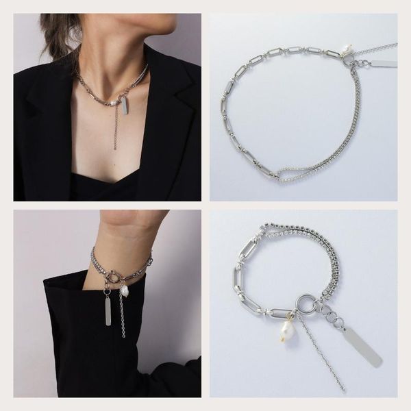 earrings & necklace 316l stainless steel ol lady choker bracelet set punk jewelry gold silver rhinestone necklaces for women
earrings & necklace 316l stainless steel ol lady choker bracelet set punk jewelry gold silver rhinestone necklaces for women