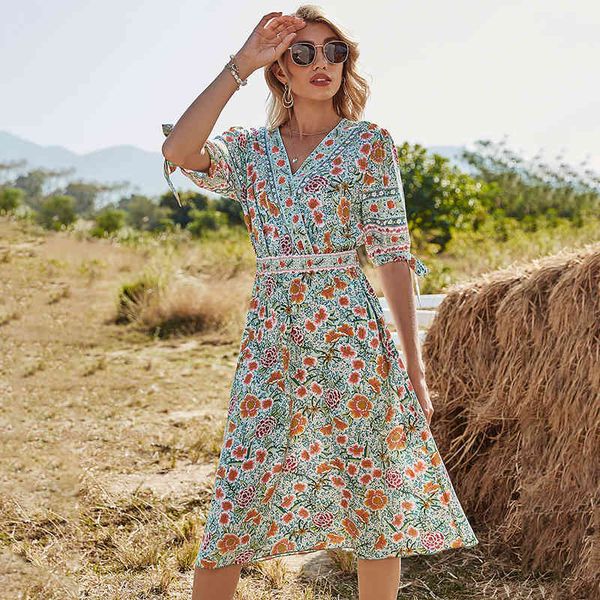 jumpsuit summer sweet pink casual floral print for women v neck half sleeve lady holiday midi swing ruffles female party, Black;white
jumpsuit summer sweet pink casual floral print for women v neck half sleeve lady holiday midi swing ruffles female party, Black;white