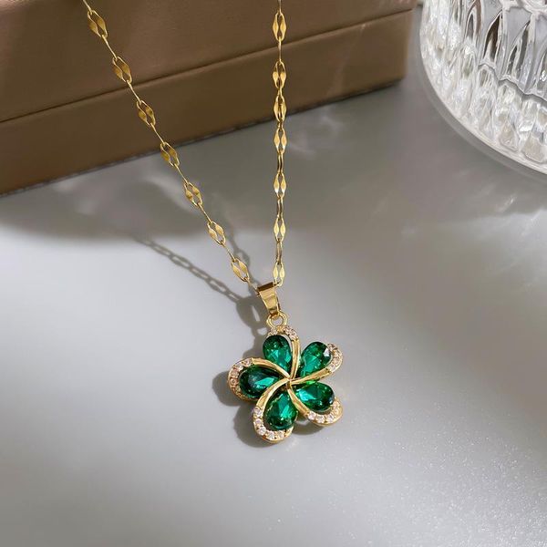 pendant necklaces lovelink green crystal flower pendants for women trendy enamel zircon chain choker necklace jewelry, Silver
pendant necklaces lovelink green crystal flower pendants for women trendy enamel zircon chain choker necklace jewelry, Silver
