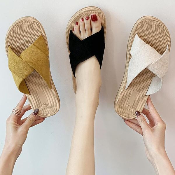 slippers 2021 summer flip-flops women wear fashion versatile flat shoes can be wet water sandals for, Black
slippers 2021 summer flip-flops women wear fashion versatile flat shoes can be wet water sandals for, Black