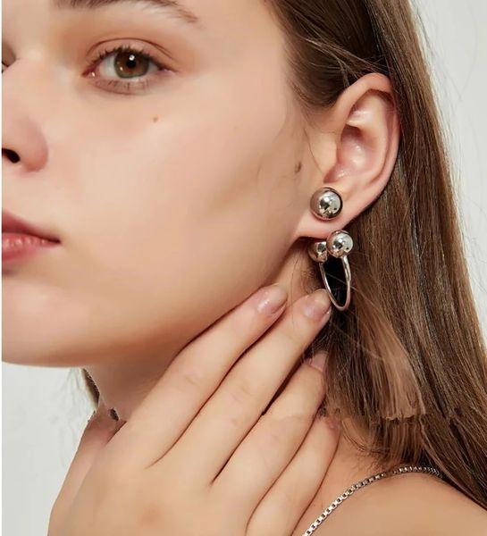punk gold silver color metal ball geometric earring for women personality round bead c shape earring unusual jewelry, Golden;silver
punk gold silver color metal ball geometric earring for women personality round bead c shape earring unusual jewelry, Golden;silver