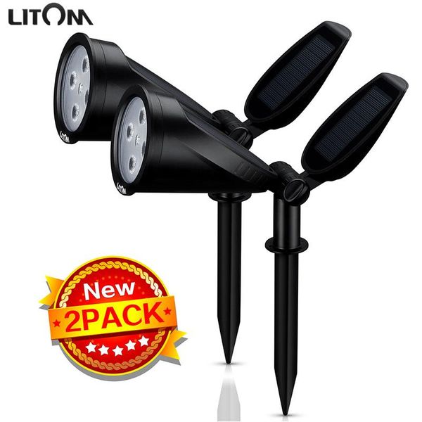 lawn lamps 2 pack litom 2-in-1 led solar spotlights panels remote illuminated waterproof two light modes auto-on/off sensor
lawn lamps 2 pack litom 2-in-1 led solar spotlights panels remote illuminated waterproof two light modes auto-on/off sensor