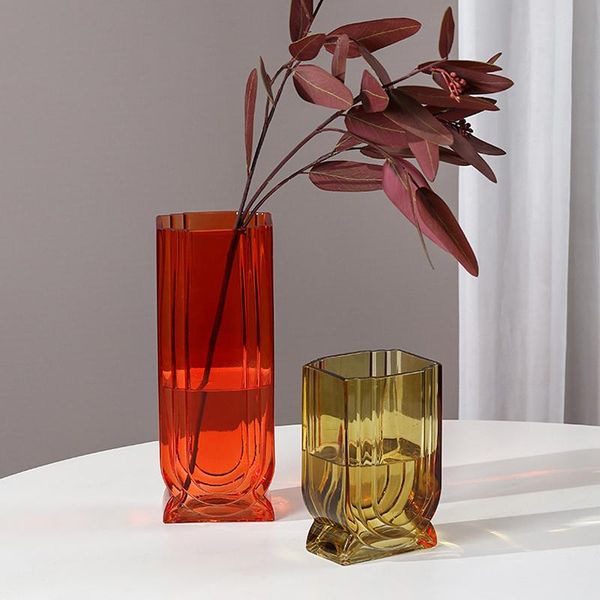 vases european modern glass vase rectangular flower arrangement transparent hydroponics home living room decoration ornament artware
vases european modern glass vase rectangular flower arrangement transparent hydroponics home living room decoration ornament artware
