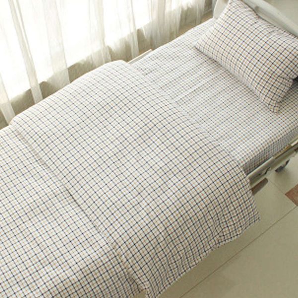 polyester cotton nursing home hospital bedding bedspread sheet quilt cover pillow case three piece set
polyester cotton nursing home hospital bedding bedspread sheet quilt cover pillow case three piece set