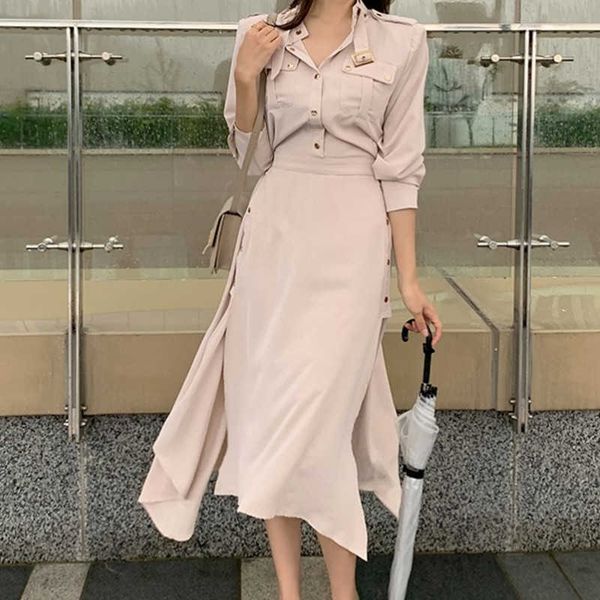 zawfl spring autumn women elegant shirt dress turn down collar long sleeve with belt office lady dresses vestidos 210603, Black;gray
zawfl spring autumn women elegant shirt dress turn down collar long sleeve with belt office lady dresses vestidos 210603, Black;gray