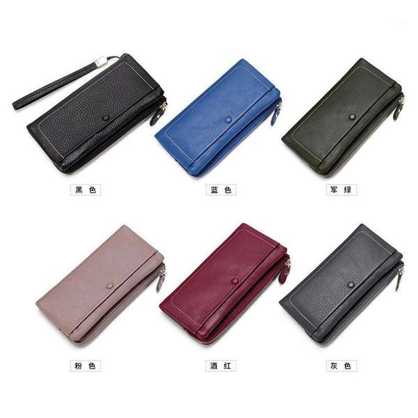 women's leather wallet fashion hand purse multi functional gender mobile phone bag wallets1, Red;black
women's leather wallet fashion hand purse multi functional gender mobile phone bag wallets1, Red;black