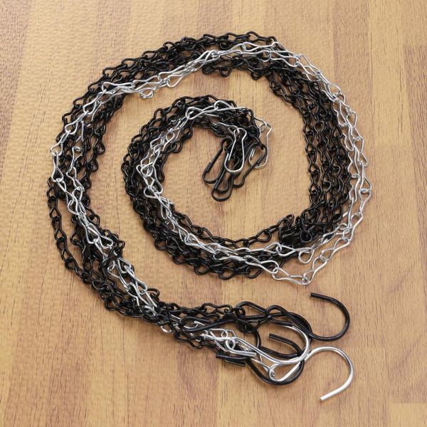 4pcs 8 shape hanging iron chain for bird feeders planters lanterns birdbaths flower basket (black 90cm) decorative flowers & wreaths
4pcs 8 shape hanging iron chain for bird feeders planters lanterns birdbaths flower basket (black 90cm) decorative flowers & wreaths