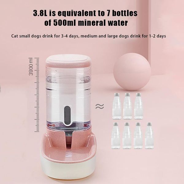 cat bowls & feeders 3.8l two styles pet automatic feeder small size large capacity dog water with non-slip base container
cat bowls & feeders 3.8l two styles pet automatic feeder small size large capacity dog water with non-slip base container