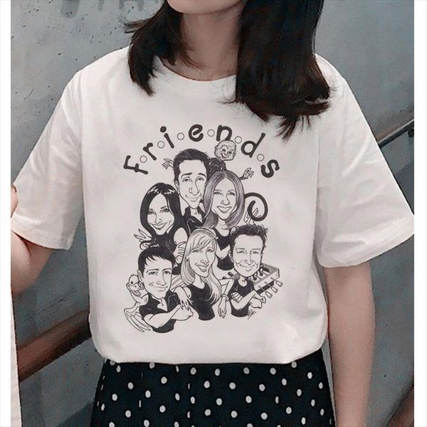 summer printed harajuku graphic fashion womens t shirt short sleeve friends tv show ulzzang retro, White
summer printed harajuku graphic fashion womens t shirt short sleeve friends tv show ulzzang retro, White
