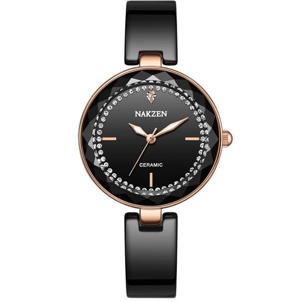 wristwatches brand watch diamonds japan movement full black ceramic strap watches for women simple small dial quartz clock gift montre femme, Slivery;brown
wristwatches brand watch diamonds japan movement full black ceramic strap watches for women simple small dial quartz clock gift montre femme, Slivery;brown