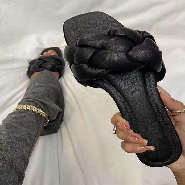slippers 2021summer sandals flat bottom fashion women slides big size 36-41 slip on woman outside beach designer shoes, Black
slippers 2021summer sandals flat bottom fashion women slides big size 36-41 slip on woman outside beach designer shoes, Black