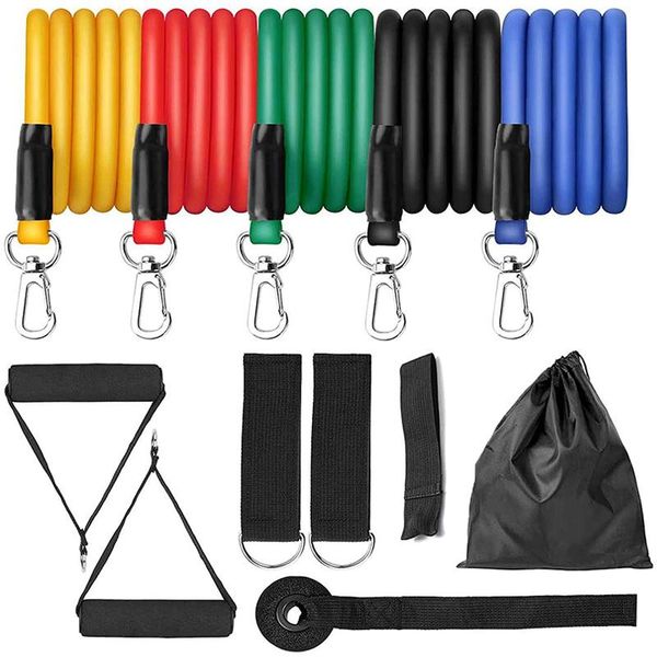 11pcs/set fitness resistance bands yoga bodybuilding sport elastic band exercise rubber training expander with handle straps
11pcs/set fitness resistance bands yoga bodybuilding sport elastic band exercise rubber training expander with handle straps