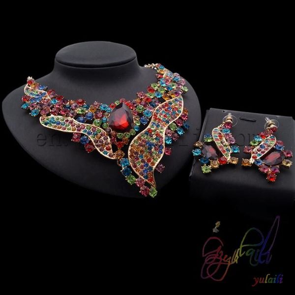 earrings & necklace yulaili model colorful cubic zircon copper women crystal two jewelry sets, Silver
earrings & necklace yulaili model colorful cubic zircon copper women crystal two jewelry sets, Silver