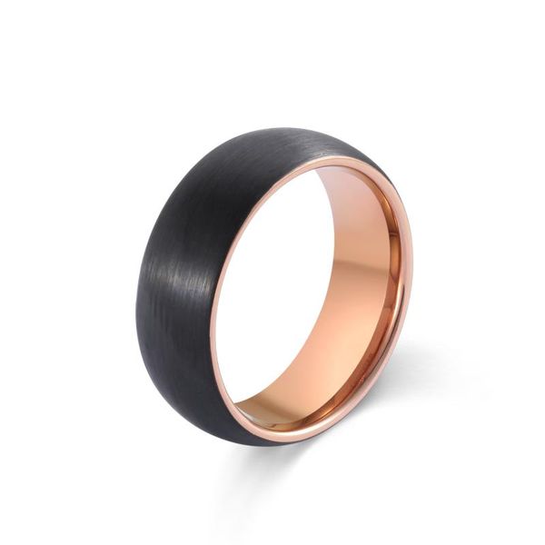 carbide ring 8mm black plated wedding band matte finish rose gold interior comfort fit cluster rings, Golden;silver
carbide ring 8mm black plated wedding band matte finish rose gold interior comfort fit cluster rings, Golden;silver